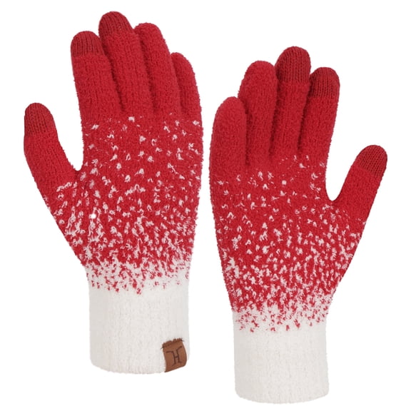 FZ FANTASTIC ZONE Womens Winter Warm Touchscreen Gloves Knit Texting Working Thermal Gloves for Women Cold Weather Gifts