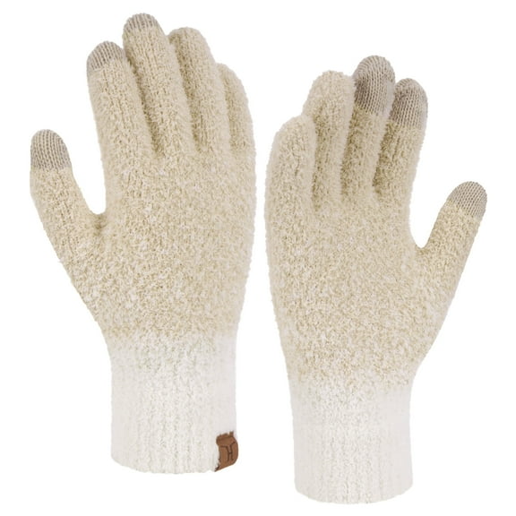 FZ FANTASTIC ZONE Womens Winter Warm Touchscreen Gloves Knit Texting Working Thermal Gloves for Women Cold Weather Gifts
