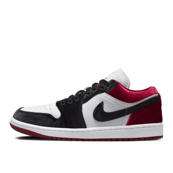 [FZ3242-001] Womens Air Jordan Retro 1 Low SE 'Velvet Black Toe'