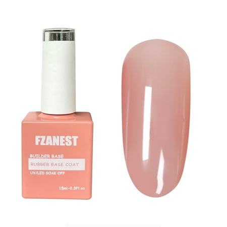 FZANEST Rubber Base Gel For Nails, Base Clear Sheer Color Gel Nail Polish,Elastic Rubber Base Coat, Extension Gel in a Bottle 15ml (Nude) price history and forecast - FZANEST RBJ-021
