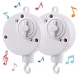 thumbnail image 1 of FZFLZDH 2 pcs Crib Bell Lullaby 1 Piece Music Ringer Mechanical Music Bed Bell Spring Up Chain Toy, 1 of 7