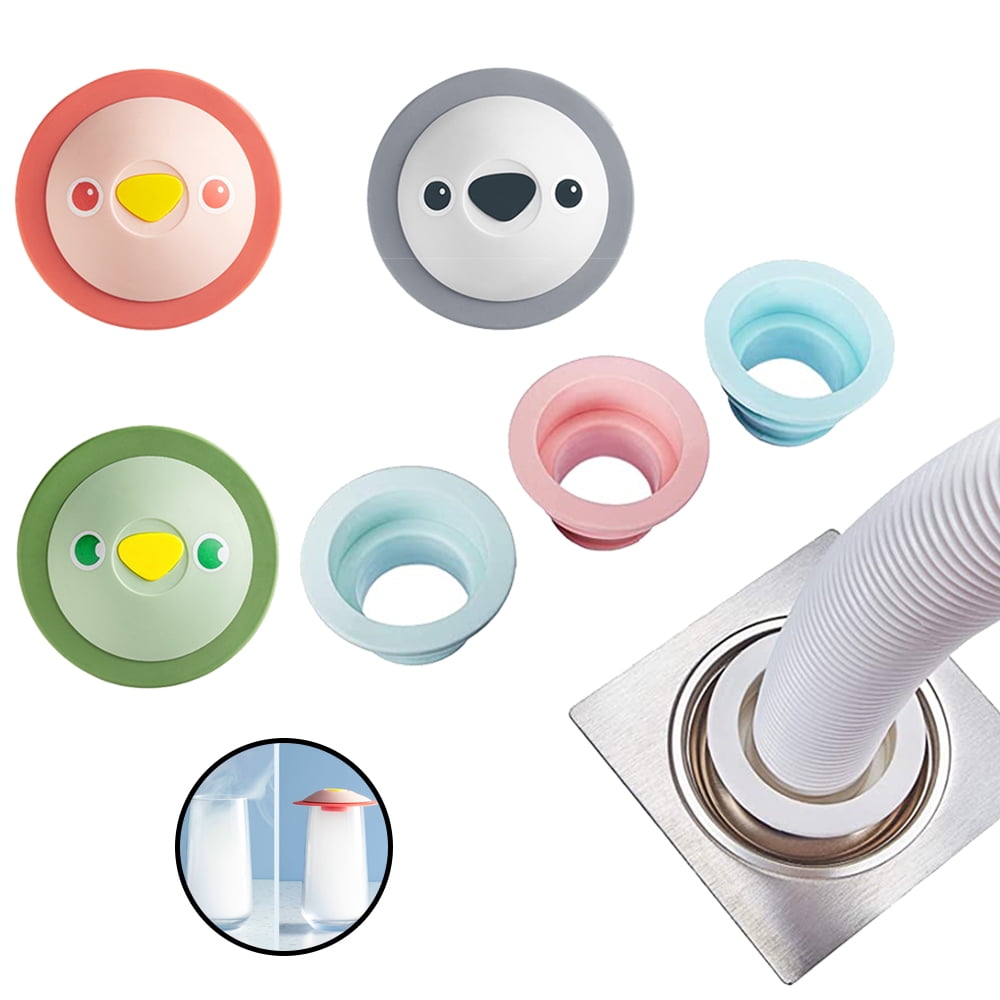 FZFLZDH 6Pcs Drain Pipe Sewer Seal Rings Deodorant Silicone Ring ...