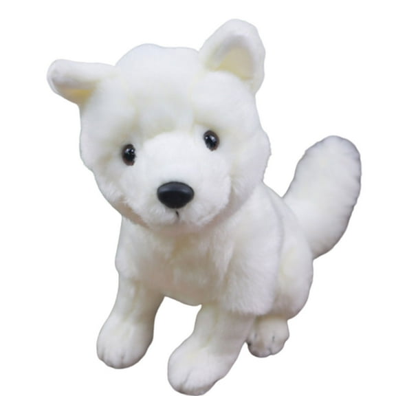 FZFLZDH Arctic Fox Plush Toy 9.84 inches, 25cm, Soft Snow Queen Fox Stuffed Animal Doll
