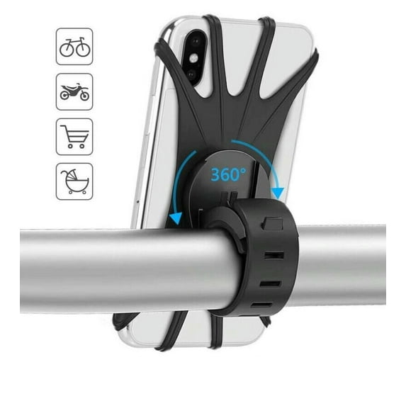 FZFLZDH Bike Phone Holder, Motorcycle Phone Mount Bracket Universal GPS Holder Stand