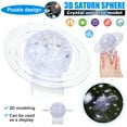 thumbnail image 1 of FZFLZDH Building Blocks 3D Crystal Puzzle 3D Puzzle Puzzle Building Blocks 3D Saturn Planet Crystal Puzzle(Transparent), 1 of 7