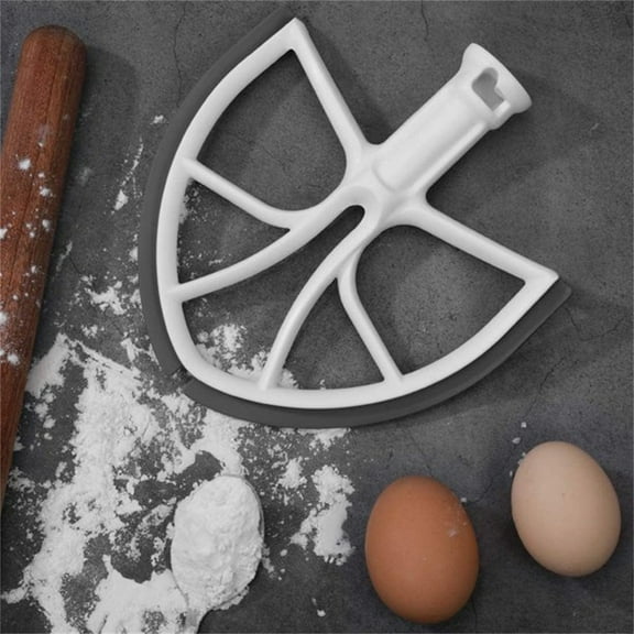 FZFLZDH Flex Edge Beater For Kitchenaid,Kitchen Aid Mixer Accessory,Kitchen Aid Attachments For Mixer,Fits Tilt-Head Stand Mixer Bowls For 6-Quart Bowls,Beater With Silicone Edges