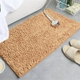 thumbnail image 1 of FZFLZDH Floor Mat, Solid Color Chenille Bedroom Kitchen Door Floor Mat Entrance Antislip Carpet Rug Khaki/50*80CM, 1 of 7