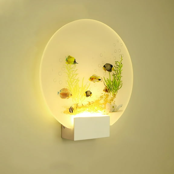 FZFLZDH LED Wall Lamp Acrylic Sconce Light Modern Home Decoration Lighting Aisle Foyer Living Room Bedroom Bedside Wall Light Wall Lights for Hallway Bedroom Porch Stairway Living Room TV Wall