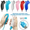 thumbnail image 1 of FZFLZDH Nunchuk Video Game Controller Remote for Wii & Wii U Remote, White, 1 of 7