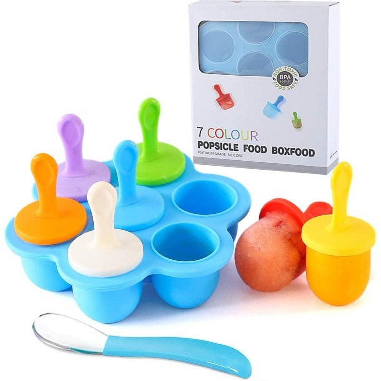 Helistar Popsicle Molds 12 Pieces DIY Reusable Silicone Ice Pop Molds Easy  Release Ice Pop Maker with 16 Reusable Popsicle Sticks Silicone Funnel and