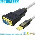 thumbnail image 1 of FZFLZDH USB To RS232 Serial Adapter 1M USB To Serial Converter DB9 9 Pin Port RS232 Cable for PAD, Serial Modems, Router, GPS, Firmware Update, 1 of 5