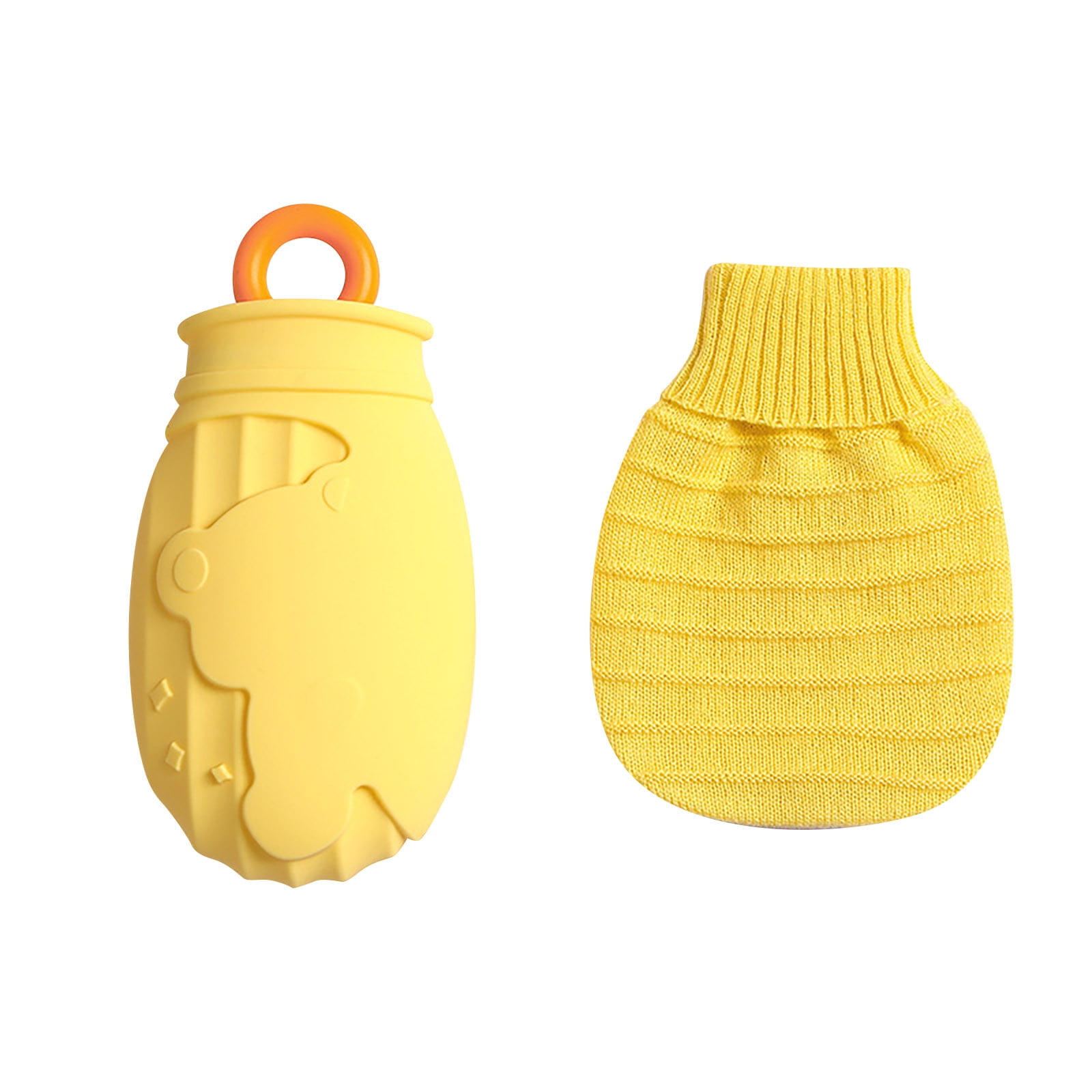 FZM Hand Warmers Silicone Hot Water Bag Explosion Proof Warm Water Bag Water Warming Baby Girl