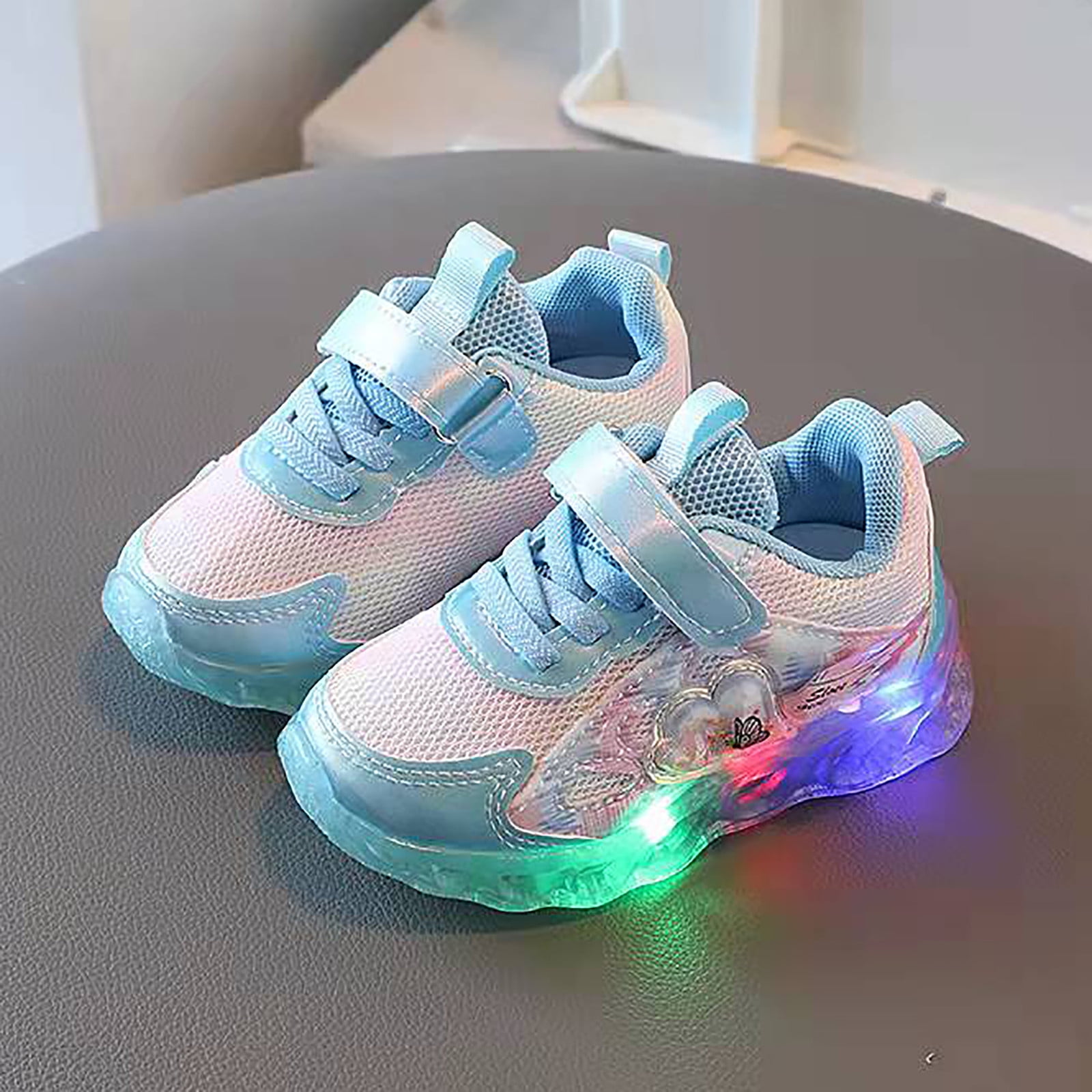 Luminous Pink Princess Toddler Sneakers For Girls Size 21 30 With Glowing  Lights LJ201202 From Cong05, $13.7