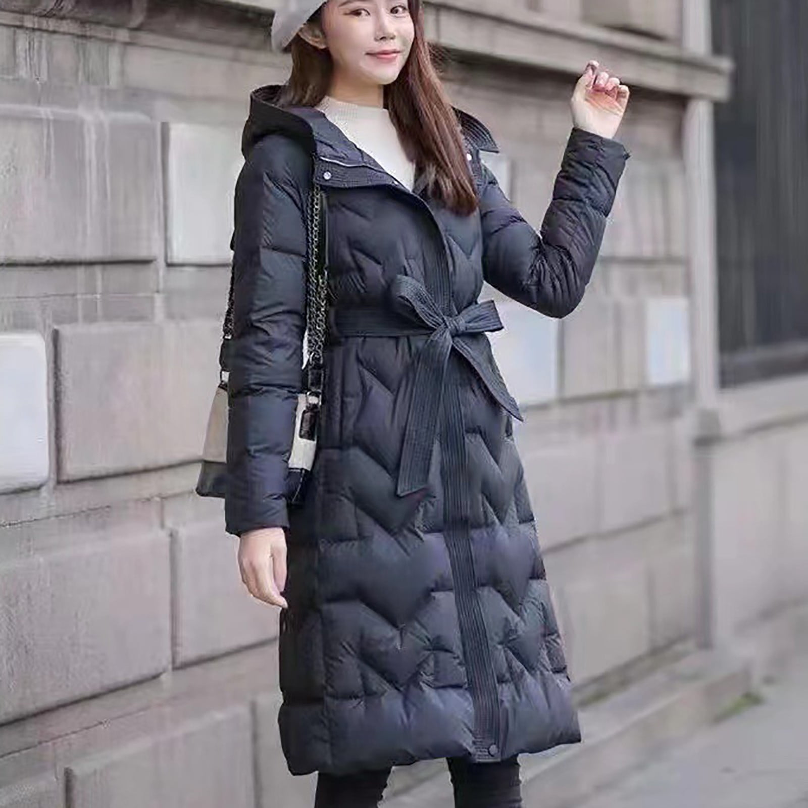 mid length winter coat