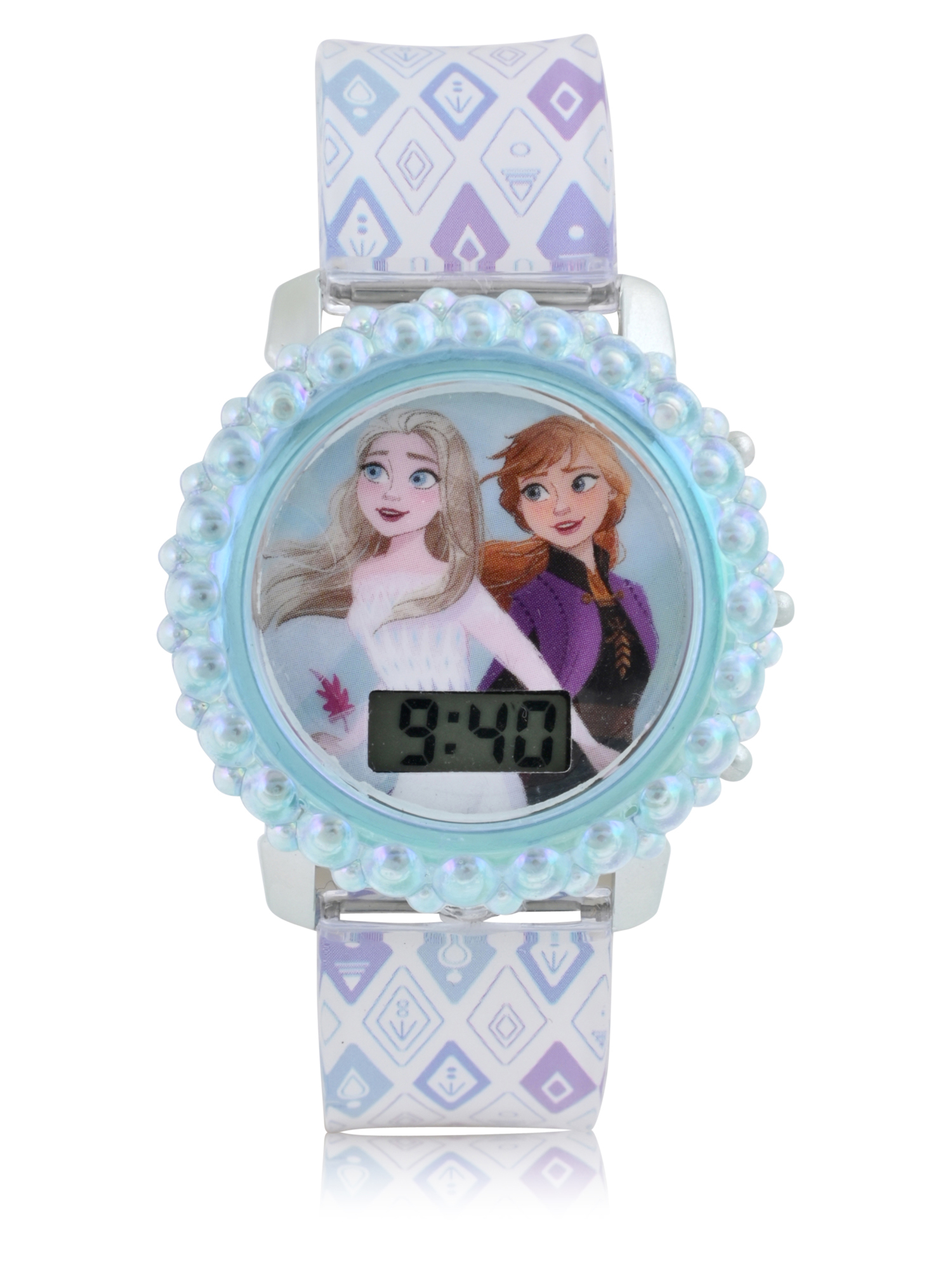 FZN4932WM Frozen Flashing Lights LCD Watch with Printed Strap - image 1 of 4