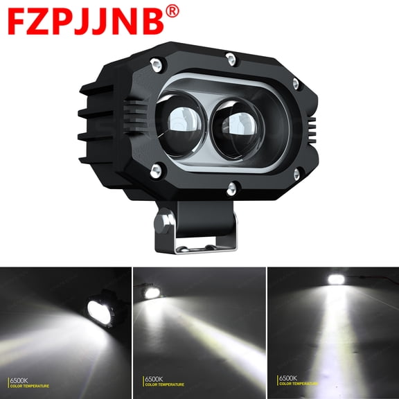 FZPJJNB 1pc 4 Inch Led Work Light Bar Driving Spot Pods Fog White For Car Suv Atv Utv Offroad Truck Motorcycle,C01