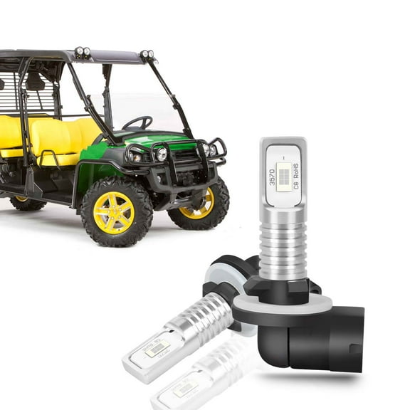 FZPJJNB 2 EX LED light bulbs for Deere Gator 590i S4 590M 625i 825i 855d AM144881,8000K Ice Blue,Pack of 2,C26