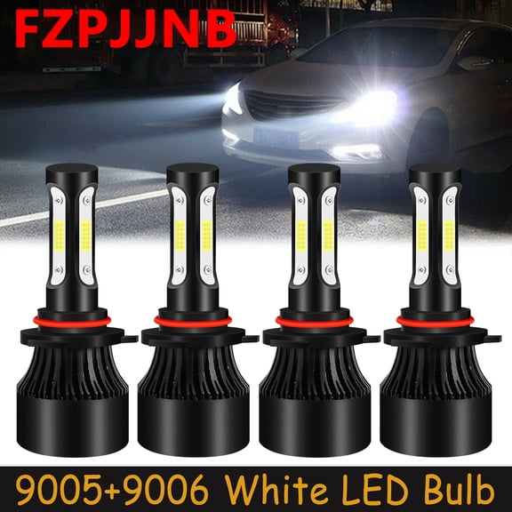 FZPJJNB 4Side for Buick LeSabre 2000-2005 LED Headlight Bulb High Low Beam,9005+9006,White,X7,C11