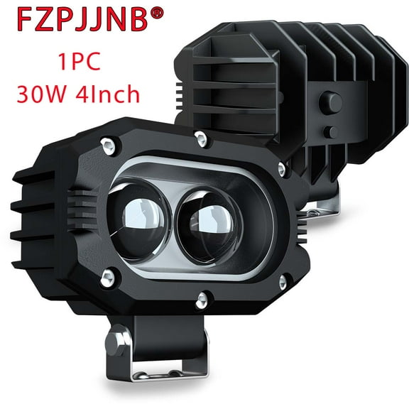 FZPJJNB 4inch LED Work Light 6000K White Cube Pods Spot Flood Driving Fog Lamp Offroad,G4