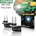 thumbnail image 1 of FZPJJNB 881 886 889 894 896 898 LED White 6000K Automotive Bulb Fits John Deere 2 Pack, 1 of 8