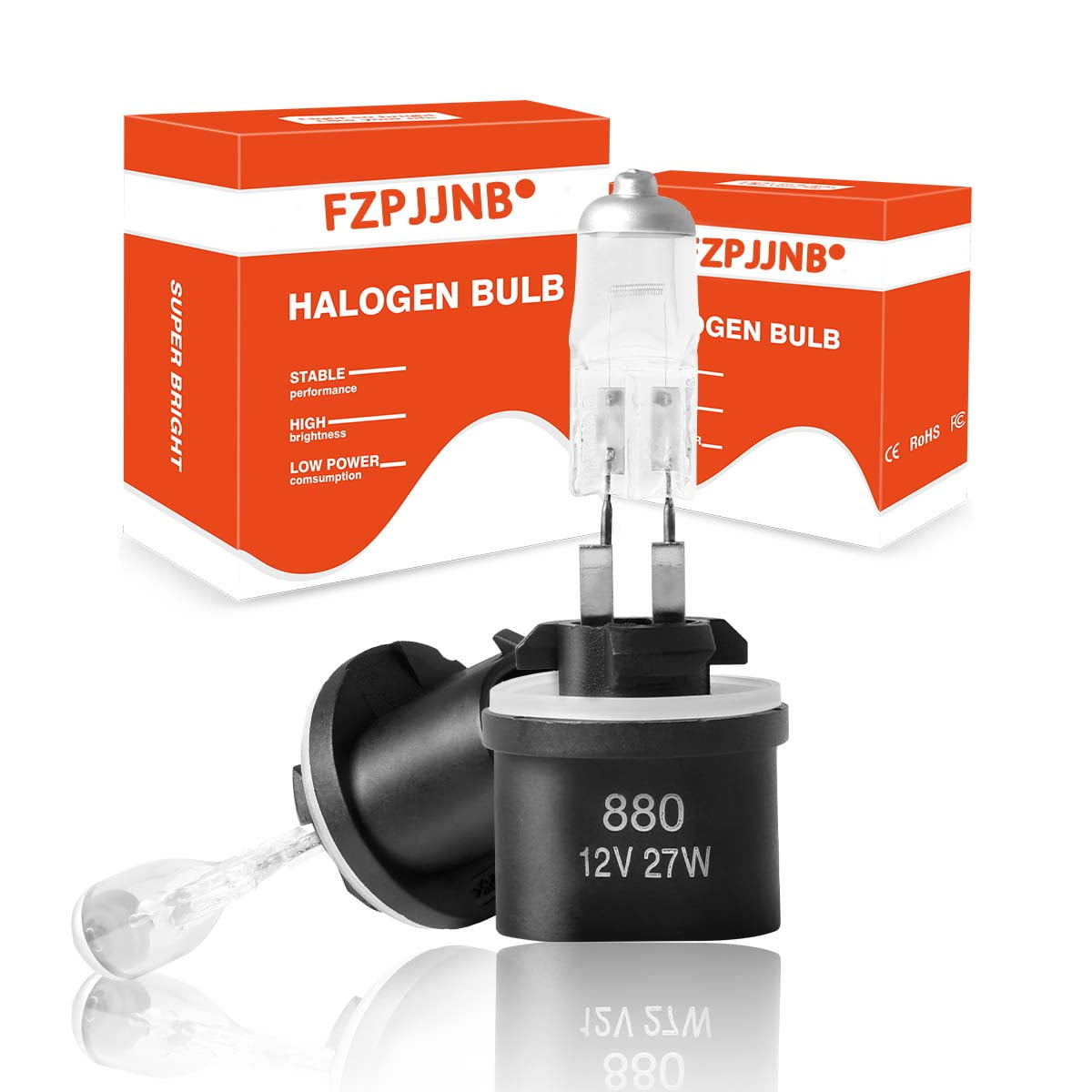 FZPJJNB 881 Halogen 12V 3400K Car Fog Light Bulbs Warm White Replaces ...