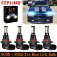 thumbnail image 1 of FZPJJNB 9005+9006 for Chevy S10 1998-2003 Ice Blue Led Headlights Bulb High Low Beam,HKL,C13, 1 of 10