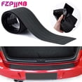 thumbnail image 1 of FZPJJNB Black High Quality Rubber Rear Bumper Protector Gard Trim, 1 Piece, 1 of 15