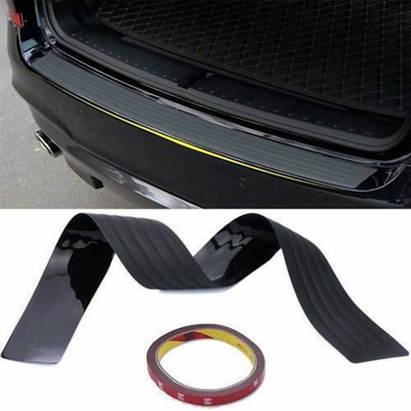 FZPJJNB Black Rubber Rear Bumper Guard Protector for Ford Explorer