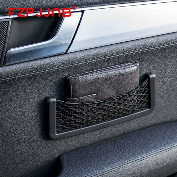 FZPJJNB Car Interior Accessories Body Edge Seat Back Elastic Net Storage Phone Holder US Stock Y02