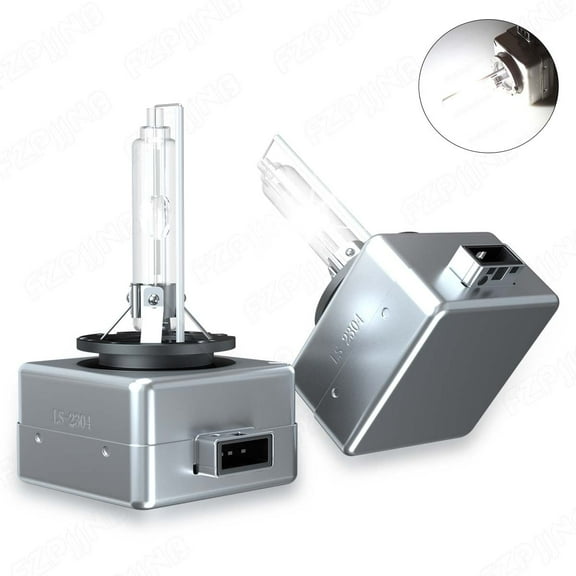 FZPJJNB D1S HID Headlight Replacement Bulbs 35W 6000K White Kit,Pack of 2