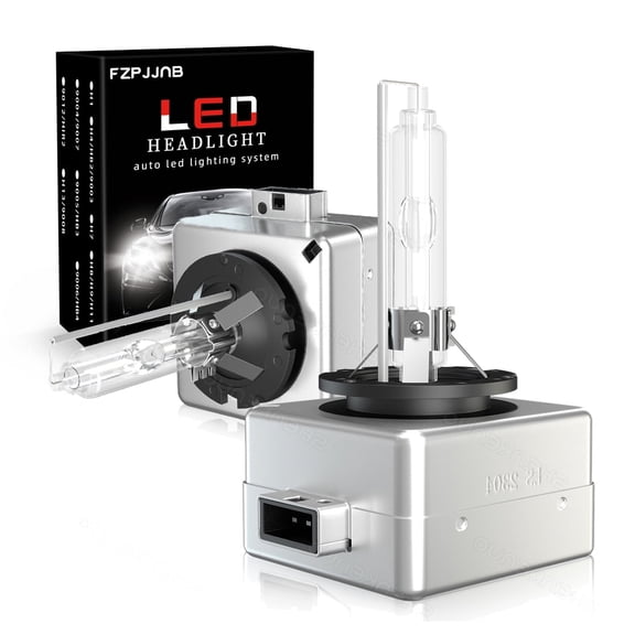 FZPJJNB D3S HID Xenon Bulbs for Dodge Challenger, 6000K White, 2-Pack