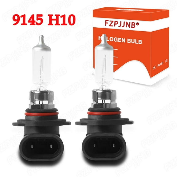 FZPJJNB For 2009-2010 Dodge Challenger 9145 H10 Halogen Fog Light Bulbs 3400K,Pack of 2