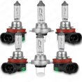 thumbnail image 1 of FZPJJNB For 2009-2014 Hyundai Genesis Halogen Headlight High/Low Beam+Fog Light Bulb Kit,Pack of 6, 1 of 10