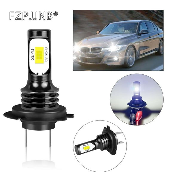 FZPJJNB For BMW 320i 2012-2018 - 2pcs Combo LED Headlight High or Low Beam Bulbs 6000K,V1