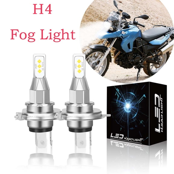 FZPJJNB For BMW F650GS Dakar 2001-2007 LED Headlights Bulbs 55W High Power White,Pack of 2