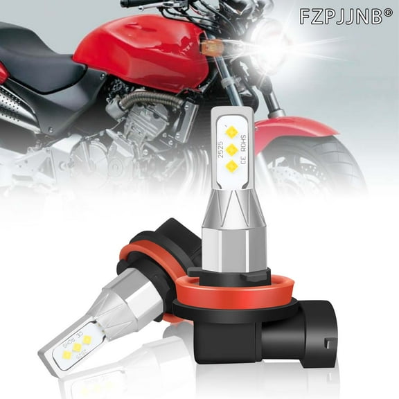 FZPJJNB For BMW R1200R 2006-2014 2X H11 LED Headlights Bulbs 55W High Power 6000K White,Pack of 2,C02