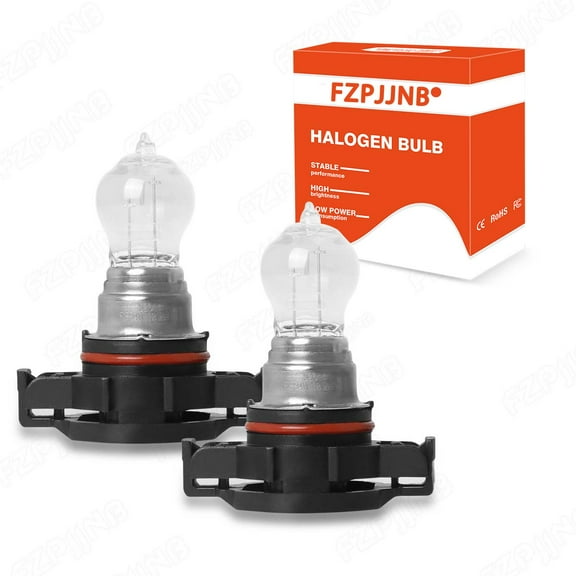 FZPJJNB For Dodge Charger 2011 2012 2013 2014 - H16 5202 2504 Halogen Fog Light Bulb Combo 3400K