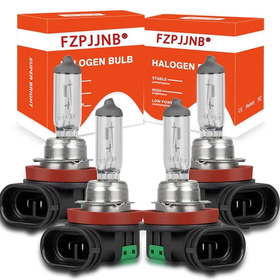 FZPJJNB For Dodge Grand Caravan 2011-2020 Halogen Headlights High Low Beam Kit,H11+H11,3400K 4-Pack