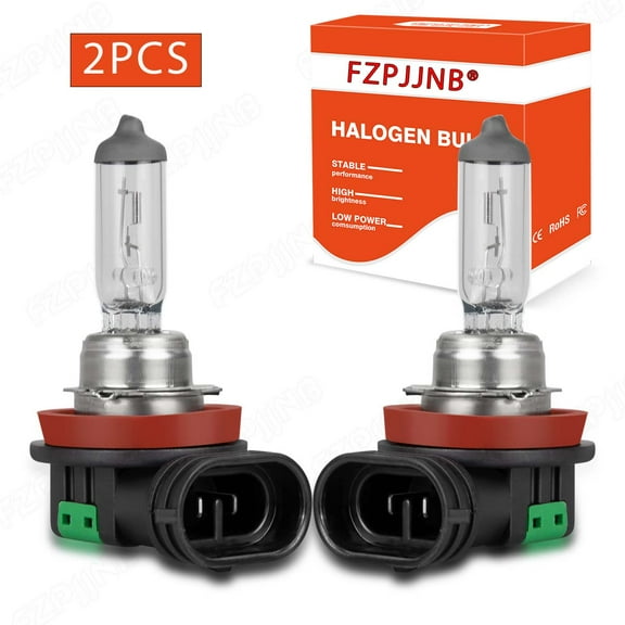 FZPJJNB For Honda Pilot 2006-2017 - H11 Halogen 3400K Low Beam Automotive Bulb,Pack of 2