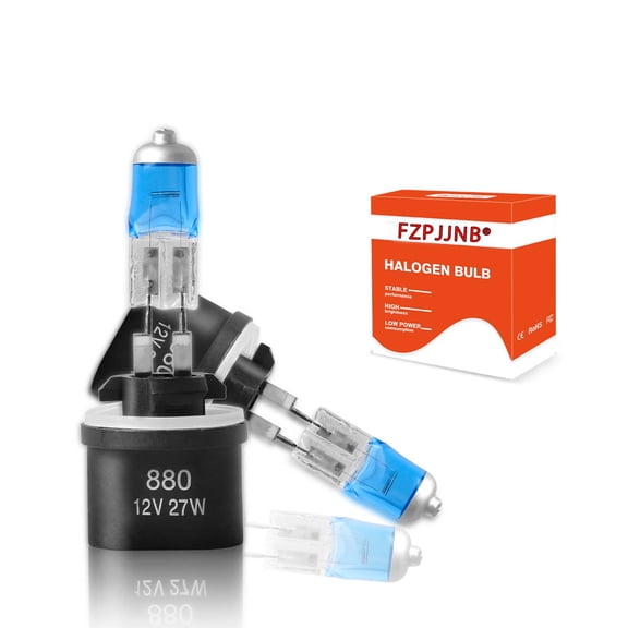 FZPJJNB For Hyundai Santa Fe 2002-2006 - 880 Halogen Fog Driving Light Bulbs 4200K Warm White,Pack of 2