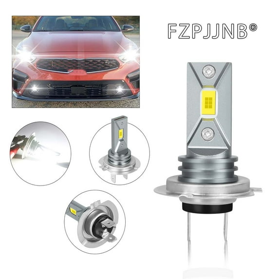 FZPJJNB For Kia Forte 2019-2020 - H7 LED Headlight Bulb High/Low Beam 6000K White,Pack of 2,L10