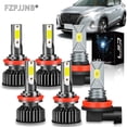 thumbnail image 1 of FZPJJNB For Nissan Rogue 2015-2020 LED Headlight Bulbs Kit High/Low Beam + Fog Light Combo 6000k White, 1 of 20