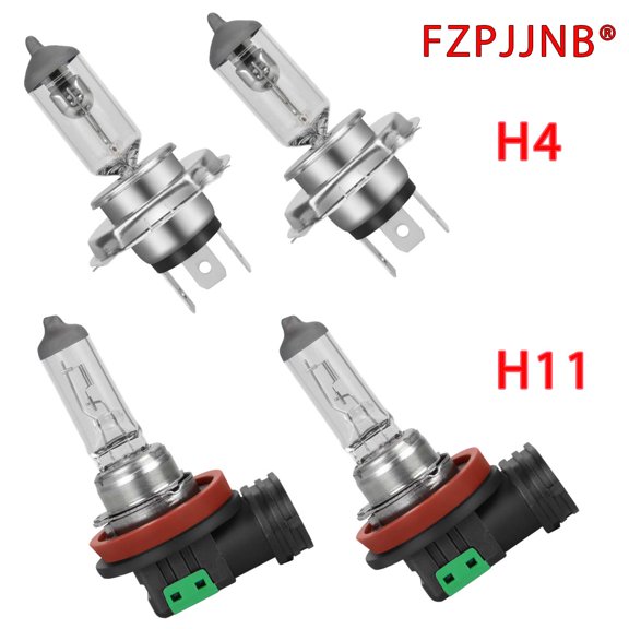 FZPJJNB For Nissan Versa 2007-2012 Halogen Headlight Hi/Lo+Fog Lights Bulbs Combo