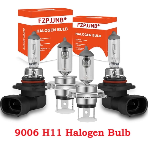FZPJJNB For Scion XB 2004-2006 - H4/9003+9006 Halogen Headlight Kit Hi/Low Beam Fog Light Bulb