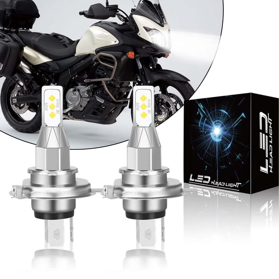 FZPJJNB For Suzuki Vstrom 650 DL650 2004-2016 - LED Headlights Bulb 6000K White,Pack of 2