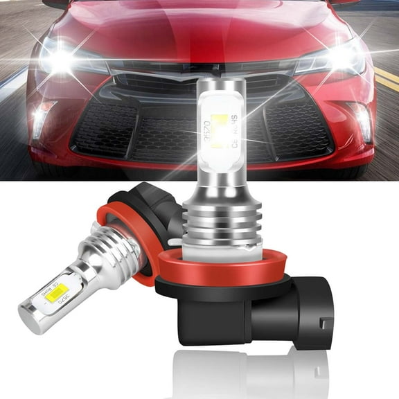 FZPJJNB For Toyota Camry 2007-2017 - H11 LED Headlight Kit 6000K White Bulbs Low Beam,Pack of 2