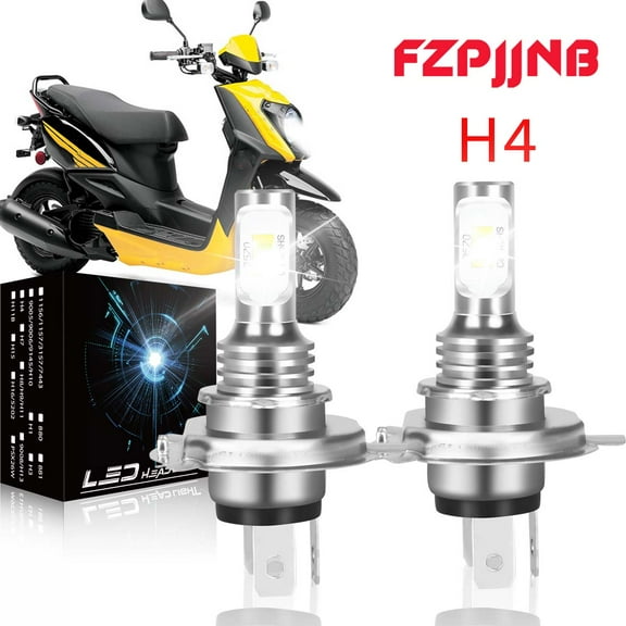 FZPJJNB For Yamaha Zuma YW50 YW50F YW50FX Motorcycle Light,9003 LED Headlight Bulb 6000K White