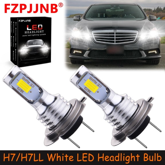 FZPJJNB H7 for Benz E350 2006-2012 White Led Headlight Bulb,YTB,C43
