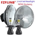 thumbnail image 1 of FZPJJNB 7 Inch Led Round Headlight H4/9003 Automotive Bulb Fits AM General Hummer, Chevy, Ford, Jeep, 1 of 18