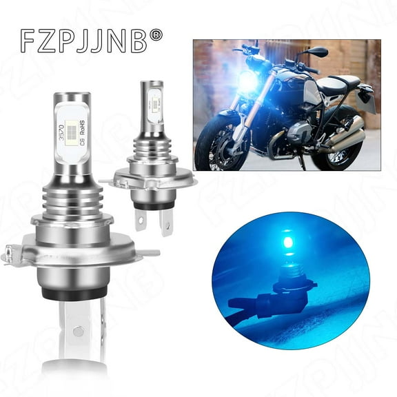 FZPJJNB R Nine T LED Bulbs 8000K Ice Blue Automotive Bulb Fits Motorcycle 2 Pack